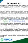Nota Oficial FIMCA sobre programação das aulas
