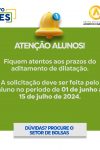 NOVO FIES: Prazo para Solicitação de Dilatação Contratual para o 2º...