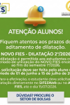 FIES – Prazo para Dilatação de Contratos com Término do Período de...